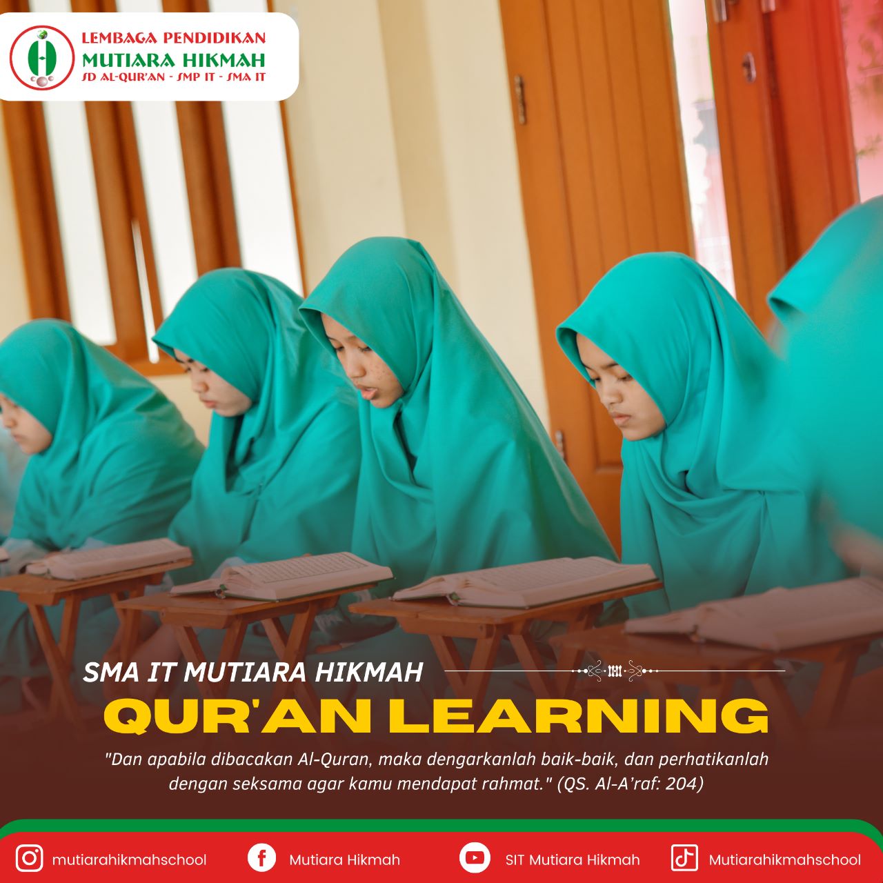 💫 Pembelajaran Al-Qur’an SMA IT Mutiara Hikmah 💫