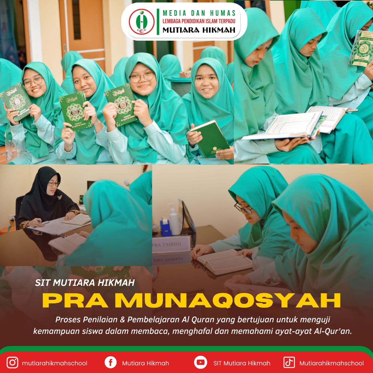 💫 Pra Munaqasyah dan Tashih Al-Qur’an Metode Ummi SMA IT Mutiara Hikmah 💫