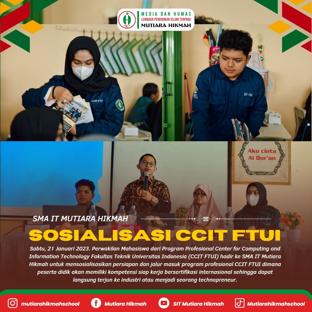 💫 SOSIALISASI CCIT FAKULTAS TEKNIK UNIVERSITAS INDONESIA DAN PERSIAPAN MASUK PERGURUAN TINGGI NEGERI (PTN) 💫