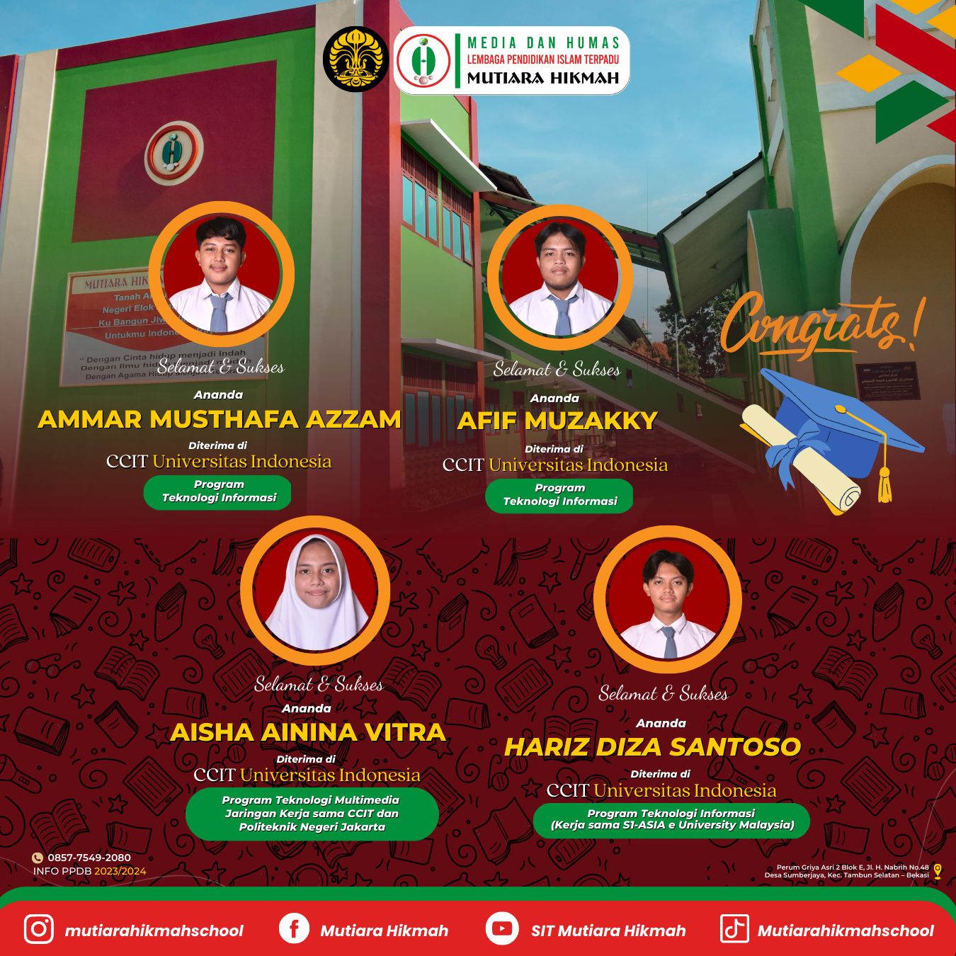 💫 LOLOS PERGURUAN TINGGI NEGERI 2023 💫