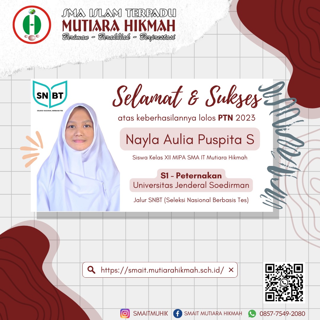 💫 LOLOS PERGURUAN TINGGI NEGERI 2023 💫