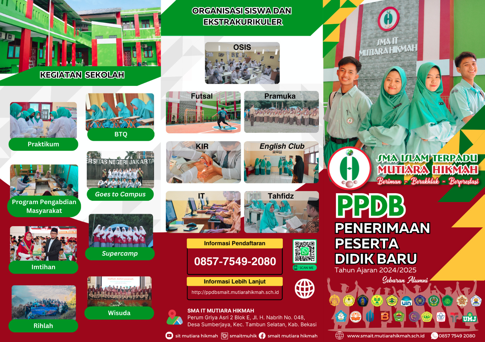 💫 Penerimaan Peserta Didik Baru (PPDB) SMA IT Mutiara Hikmah Tahun Ajaran 2024/2025 💫
